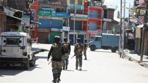 Two militants killed in gunfight with security forces in Jammu and Kashmir’s Shopian.(HT Photo) Two militants killed in gunfight with security forces in Jammu and Kashmir’s Shopian.(HT Photo)