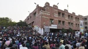 The court, on April 3, had sought a time frame from the Delhi government on taking a call on providing prosecution sanction in the JNU case.(Hindustan Times) The court, on April 3, had sought a time frame from the Delhi government on taking a call on providing prosecution sanction in the JNU case.(Hindustan Times)