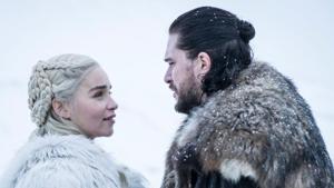 Emilia Clarke and Kit Harington in a still from Game of Thrones. Emilia Clarke and Kit Harington in a still from Game of Thrones.