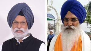 The Congress on Saturday announced Amar Singh (left), a former IAS officer of Madhya Pradesh cadre, as its candidate against Shiromani Akali Dal’s Darbara Singh Guru, a former IAS officer of the Punjab cadre.(HT Photo) The Congress on Saturday announced Amar Singh (left), a former IAS officer of Madhya Pradesh cadre, as its candidate against Shiromani Akali Dal’s Darbara Singh Guru, a former IAS officer of the Punjab cadre.(HT Photo)