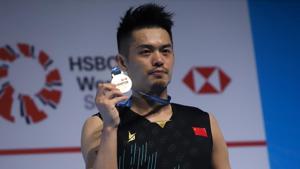 Lin Dan of China poses with his medal after winning the men's singles final match against Chen Long of China at the Malaysia Open badminton tournament in Kuala Lumpur on April 7, 2019. SADIQ ASYRAF / AFP (Photo by SADIQ ASYRAF / AFP)(AFP) Lin Dan of China poses with his medal after winning the men's singles final match against Chen Long of China at the Malaysia Open badminton tournament in Kuala Lumpur on April 7, 2019. SADIQ ASYRAF / AFP (Photo by SADIQ ASYRAF / AFP)(AFP)