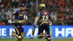 File image of Dinesh Karthik, Nitish Rana(AFP) File image of Dinesh Karthik, Nitish Rana(AFP)