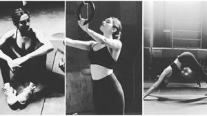 Deepika Padukone shares new pictures from her exercise routine.(Instagram) Deepika Padukone shares new pictures from her exercise routine.(Instagram)