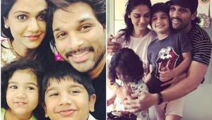 Aalu Arjun and his wife Sneha often share pictures from their family life.(Instagram) Aalu Arjun and his wife Sneha often share pictures from their family life.(Instagram)