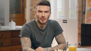 Beckham begins the video with a brief introduction in his voice in English and then conveys the message in eight other languages.(Credit: Screengrab) Beckham begins the video with a brief introduction in his voice in English and then conveys the message in eight other languages.(Credit: Screengrab)