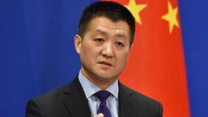 China's Ministry of Foreign Affairs spokesman Lu Kang speaks during a briefing in Beijing.(AFP file) China's Ministry of Foreign Affairs spokesman Lu Kang speaks during a briefing in Beijing.(AFP file)