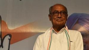 Congress leader Digvijaya Singh is contesting from Bhopal in Madhya Pradesh.(HT file photo) Congress leader Digvijaya Singh is contesting from Bhopal in Madhya Pradesh.(HT file photo)