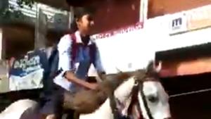 Krishna’s video has earned her a ton of praise on social media.(Twitter/@manoj_naandi) Krishna’s video has earned her a ton of praise on social media.(Twitter/@manoj_naandi)