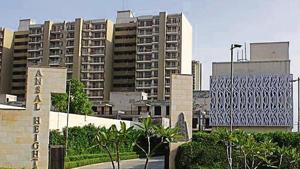 Homebuyers in Ansal Heights alleged that the project has been delayed by more than four years.(HT Photo) Homebuyers in Ansal Heights alleged that the project has been delayed by more than four years.(HT Photo)