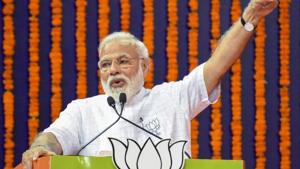 Prime Minister Narendra Modi Wednesday attempted to turn the tables on Congress president Rahul Gandhi, citing the Bofors scam to blunt the edge of the latter’s attack on the Rafale deal.(PTI) Prime Minister Narendra Modi Wednesday attempted to turn the tables on Congress president Rahul Gandhi, citing the Bofors scam to blunt the edge of the latter’s attack on the Rafale deal.(PTI)