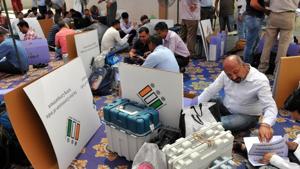 Nitin Gadkari, Kiren Rijiju and VK Singh are among several Union ministers in fray in the first phase of polling. Nitin Gadkari, Kiren Rijiju and VK Singh are among several Union ministers in fray in the first phase of polling.