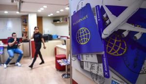 Students are pictured at an education travel agency.(AFP file photo for representation) Students are pictured at an education travel agency.(AFP file photo for representation)