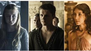 Kerry Ingram portraying Shireen Baratheon, Eugene Simon portraying Lancel Lannister, Sibel Kekilli portraying Shae, Esme Bianco portraying Ros and Julian Glover portraying Grand Maester Pycelle in the HBO series Game of Thrones.(AP) Kerry Ingram portraying Shireen Baratheon, Eugene Simon portraying Lancel Lannister, Sibel Kekilli portraying Shae, Esme Bianco portraying Ros and Julian Glover portraying Grand Maester Pycelle in the HBO series Game of Thrones.(AP)