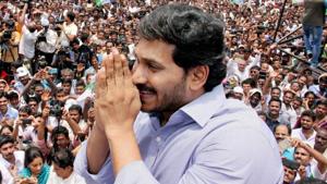 Jagan Mohan Reddy refuted the theory that women had voted for the TDP in large numbers because of the sops announced by CM Naidu.(PTI PHOTO) Jagan Mohan Reddy refuted the theory that women had voted for the TDP in large numbers because of the sops announced by CM Naidu.(PTI PHOTO)