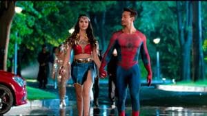 Tara Sutaria and Tiger Shroff in a still from Student of the Year 2 trailer. Tara Sutaria and Tiger Shroff in a still from Student of the Year 2 trailer.