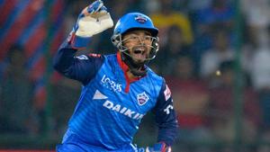 A file photo of Delhi Capitals team wicket-keeper Rishabh Pant.(AFP) A file photo of Delhi Capitals team wicket-keeper Rishabh Pant.(AFP)