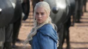 This image released by HBO shows Emilia Clarke in a scene from Game of Thrones. The final season premieres on Sunday.(AP) This image released by HBO shows Emilia Clarke in a scene from Game of Thrones. The final season premieres on Sunday.(AP)