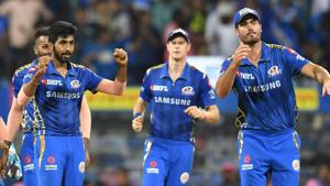 Ishan Kishan dropped the catch off Shreyas Gopal in the 19th over of the innings from Jasprit Bumrah.(AFP) Ishan Kishan dropped the catch off Shreyas Gopal in the 19th over of the innings from Jasprit Bumrah.(AFP)