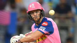 Rajasthan Royals batsman Jos Buttler plays a shot during the 2019 Indian Premier League (IPL).(AFP) Rajasthan Royals batsman Jos Buttler plays a shot during the 2019 Indian Premier League (IPL).(AFP)