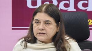 Maneka Gandhi said Muslim voters need to understand it was a give-and-take relationship.(PTI) Maneka Gandhi said Muslim voters need to understand it was a give-and-take relationship.(PTI)