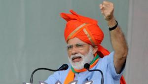 PM Narendra Modi then said that he had known Amarinder Singh for years and have never raised a question on his patriotism.(Nitin Kanotra/HT Photo) PM Narendra Modi then said that he had known Amarinder Singh for years and have never raised a question on his patriotism.(Nitin Kanotra/HT Photo)