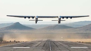 It is designed to carry into space, and drop, a rocket that would in turn ignite to deploy satellites.(AFP) It is designed to carry into space, and drop, a rocket that would in turn ignite to deploy satellites.(AFP)