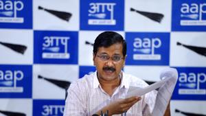 Arvind Kejriwal claimed that Goa’s economy will take a hit if the BJP president Amit Shah becomes the home minister.(Arun Sharma/HT PHOTO) Arvind Kejriwal claimed that Goa’s economy will take a hit if the BJP president Amit Shah becomes the home minister.(Arun Sharma/HT PHOTO)