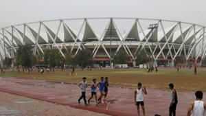 Representative image - Jawahar Lal Nehru Stadium in New Delhi.(Hindustan Times) Representative image - Jawahar Lal Nehru Stadium in New Delhi.(Hindustan Times)