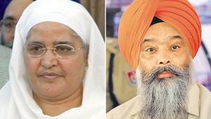 Shiromani Akali Dal has fielded Bibi Jagir Kaur (left) from Khadoor Sahib and PS Chandumajra from the Anandpur Sahib Lok Sabha seats in 2019 general elections.(HT Photos)