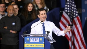 Democrat Pete Buttigieg, who is the Mayor of South Bend, Indiana, and is also openly gay, has announced that he was running for President in 2020 and proclaimed his hometowns revival was the answer to sceptics who ask how he has the “audacity” to see himself in the White House.(Reuters) Democrat Pete Buttigieg, who is the Mayor of South Bend, Indiana, and is also openly gay, has announced that he was running for President in 2020 and proclaimed his hometowns revival was the answer to sceptics who ask how he has the “audacity” to see himself in the White House.(Reuters)