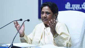 The election watchdog issued a notice to Mayawati for violation of the MCC and Representation of the People Act, 1951, by making “objectionable statements” during a public rally on April 7 in Deoband.(Subhankar Chakraborty/HT Photo) The election watchdog issued a notice to Mayawati for violation of the MCC and Representation of the People Act, 1951, by making “objectionable statements” during a public rally on April 7 in Deoband.(Subhankar Chakraborty/HT Photo)