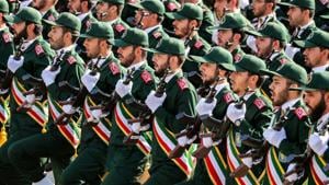 Iran’s parliament approved the outlines of a bill to retaliate for the US designation of the Revolutionary Guards Corp as a terrorist organization, Ali Najafi-Khoshroudi, spokesman for parliament’s National Security and Foreign Policy Commission, was cited as saying by the official Islamic Republic News Agency.(AFP) Iran’s parliament approved the outlines of a bill to retaliate for the US designation of the Revolutionary Guards Corp as a terrorist organization, Ali Najafi-Khoshroudi, spokesman for parliament’s National Security and Foreign Policy Commission, was cited as saying by the official Islamic Republic News Agency.(AFP)