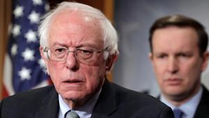 Sen. Bernie Sanders on Sunday accused President Donald Trump of betraying the working people who put him in office and challenged him to deny federal contracts to General Motors until the company reopens shuttered plants.(REUTERS) Sen. Bernie Sanders on Sunday accused President Donald Trump of betraying the working people who put him in office and challenged him to deny federal contracts to General Motors until the company reopens shuttered plants.(REUTERS)