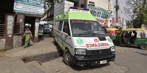 The ambulance’s journey was webcast live on Facebook so that awareness about the ambulance could be spread and people could make way for it.(Sanjeev Verma/HT FILE PHOTO) The ambulance’s journey was webcast live on Facebook so that awareness about the ambulance could be spread and people could make way for it.(Sanjeev Verma/HT FILE PHOTO)