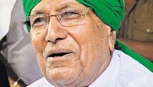The ED’s money laundering case is based on a Central Bureau of Investigation FIR against Chautala, his sons Ajay Chautala and Abhay Chautala and others for possessing alleged disproportionate assets and they have been charged under the Prevention of Corruption Act by the latter agency.(HT Photo) The ED’s money laundering case is based on a Central Bureau of Investigation FIR against Chautala, his sons Ajay Chautala and Abhay Chautala and others for possessing alleged disproportionate assets and they have been charged under the Prevention of Corruption Act by the latter agency.(HT Photo)