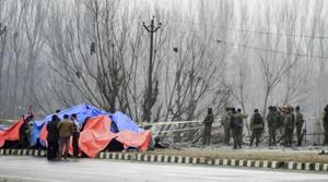 “We heard a blast outside after the meeting concluded and people dispersed. I don’t know what the blast was all about,” said Masoodi.(AP FILE PHOTO) “We heard a blast outside after the meeting concluded and people dispersed. I don’t know what the blast was all about,” said Masoodi.(AP FILE PHOTO)