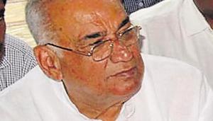 Col. Sonaram Choudhary, the sitting Barmer MP, has been ignored by the BJP for 2019 Lok Sabha elections.(HT FIle) Col. Sonaram Choudhary, the sitting Barmer MP, has been ignored by the BJP for 2019 Lok Sabha elections.(HT FIle)