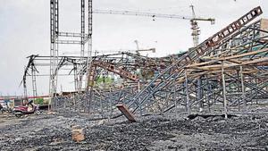 Chief fire officer Atul Garg said no fire clearance is required at wedding venues as per the rules — the organisers are required to make fire safety arrangements on their own.(HT Photo) Chief fire officer Atul Garg said no fire clearance is required at wedding venues as per the rules — the organisers are required to make fire safety arrangements on their own.(HT Photo)