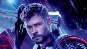 Chris Hemsworth as Thor in a poster for Avengers: Endgame. Chris Hemsworth as Thor in a poster for Avengers: Endgame.