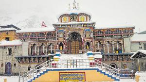 The Badrinath shrine in Uttarakhand’s Chamoli district is one of the four shrines in the state form the Chardham Yatra.(HT File Photo) The Badrinath shrine in Uttarakhand’s Chamoli district is one of the four shrines in the state form the Chardham Yatra.(HT File Photo)