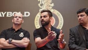 File image of Royal Challengers Bangalore (RCB) head coach Gary Kirsten and captain Virat Kohli(PTI) File image of Royal Challengers Bangalore (RCB) head coach Gary Kirsten and captain Virat Kohli(PTI)
