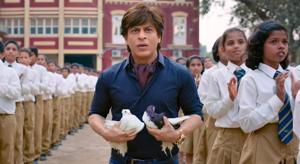 Shah Rukh Khan in a still from Zero. Shah Rukh Khan in a still from Zero.