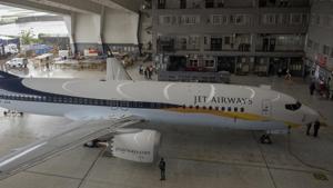 Air India wants to take 4-5 wide-body Boeing 777 aircraft of the now-grounded Jet Airways and may hold discussions for it with the airline’s lead lender State Bank of India (SBI).(Satyabrata Tripathy/HT File Photo) Air India wants to take 4-5 wide-body Boeing 777 aircraft of the now-grounded Jet Airways and may hold discussions for it with the airline’s lead lender State Bank of India (SBI).(Satyabrata Tripathy/HT File Photo)