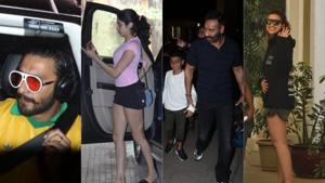 Ranveer Singh, Janhvi Kapoor, Ajay Devgn and Parineeti Chopra spotted in Mumbai.(Varinder Chawla) Ranveer Singh, Janhvi Kapoor, Ajay Devgn and Parineeti Chopra spotted in Mumbai.(Varinder Chawla)