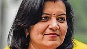 Aparajita Sarangi is one of the BJP’s best hopes in the coastal Odisha region, which has been a BJD stronghold for years.(HT Photo)