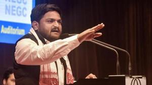 Hardik Patel, who led the Patidar reservation stir in Gujarat since 2015 and joined the Congress last month, has emerged as a star campaigner for the opposition party, criss- crossing the state in a helicopter to address poll rallies.(PTI file photo) Hardik Patel, who led the Patidar reservation stir in Gujarat since 2015 and joined the Congress last month, has emerged as a star campaigner for the opposition party, criss- crossing the state in a helicopter to address poll rallies.(PTI file photo)