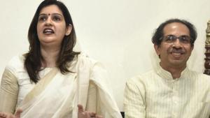 As far as her work with the Shiv Sena is concerned, Priyanka said that anyone who comes to Mumbai or Maharashtra is automatically connected with the party.(PTI fphoto) As far as her work with the Shiv Sena is concerned, Priyanka said that anyone who comes to Mumbai or Maharashtra is automatically connected with the party.(PTI fphoto)