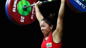File image of Indian weightlifter Mirabai Chanu.(Getty Images) File image of Indian weightlifter Mirabai Chanu.(Getty Images)
