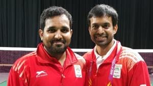 Mohammed Siyadath Ullah with Pullela Gopichand Mohammed Siyadath Ullah with Pullela Gopichand