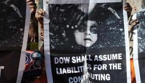 Bhopal gas disaster survivors hold posters during a protest rally in Bhopal. (AFP File Photo) Bhopal gas disaster survivors hold posters during a protest rally in Bhopal. (AFP File Photo)
